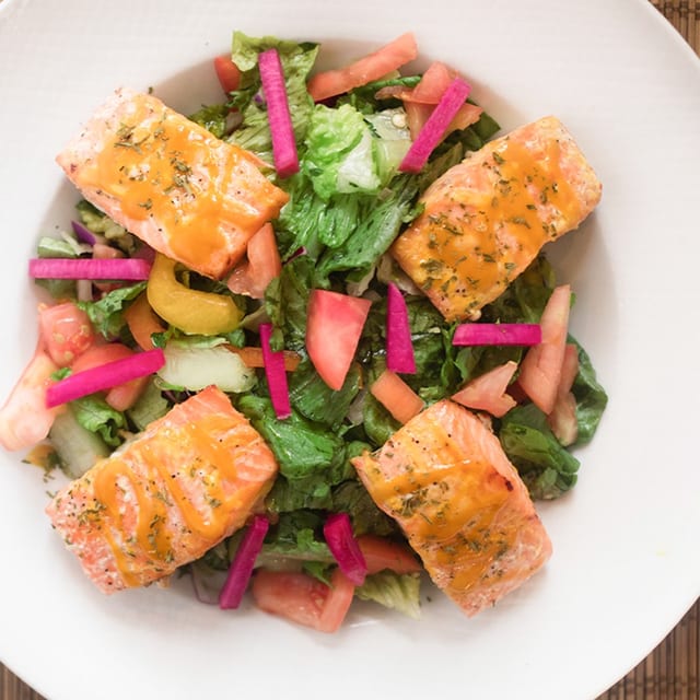 Zad's Salmon Salad.