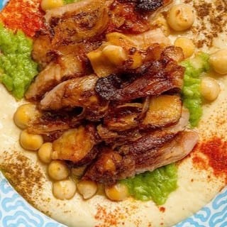Hummus & Chicken Shawarma