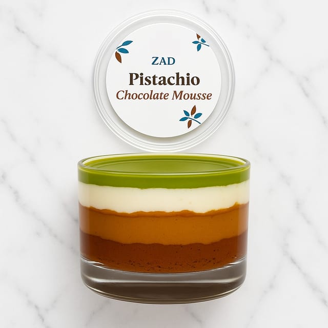Pistachio Chocolate Mousse.