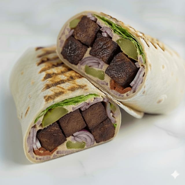 Steak Kabob Wrap.