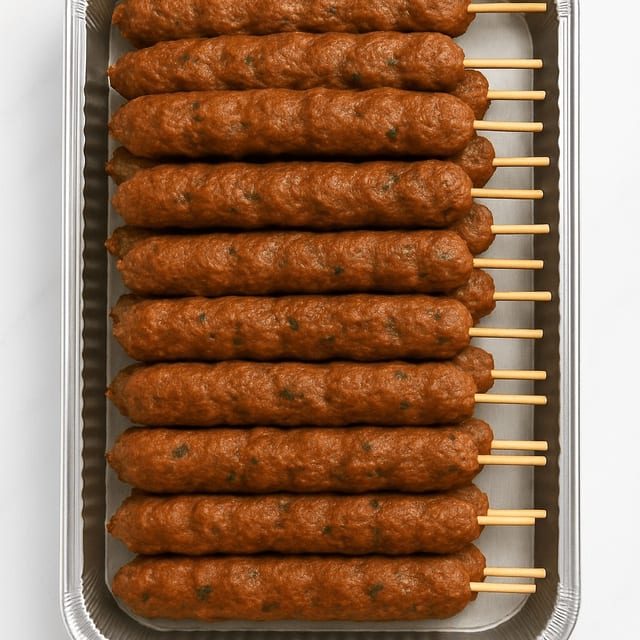 Beef Kefta Kabob.