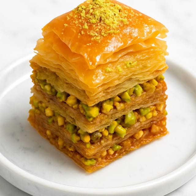 9 Pieces Baklava Tray.