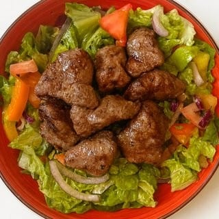 Lamb Shish Kebab Salad