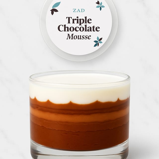 Triple Chocolate Mousse.