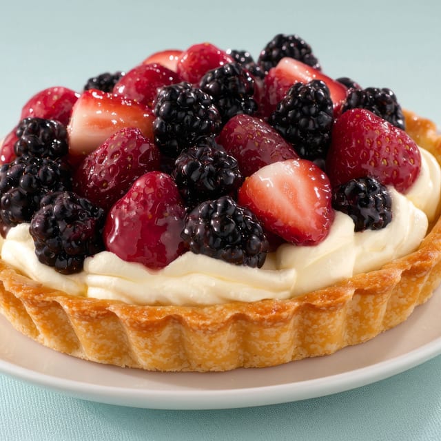 Berry Cream Tart.