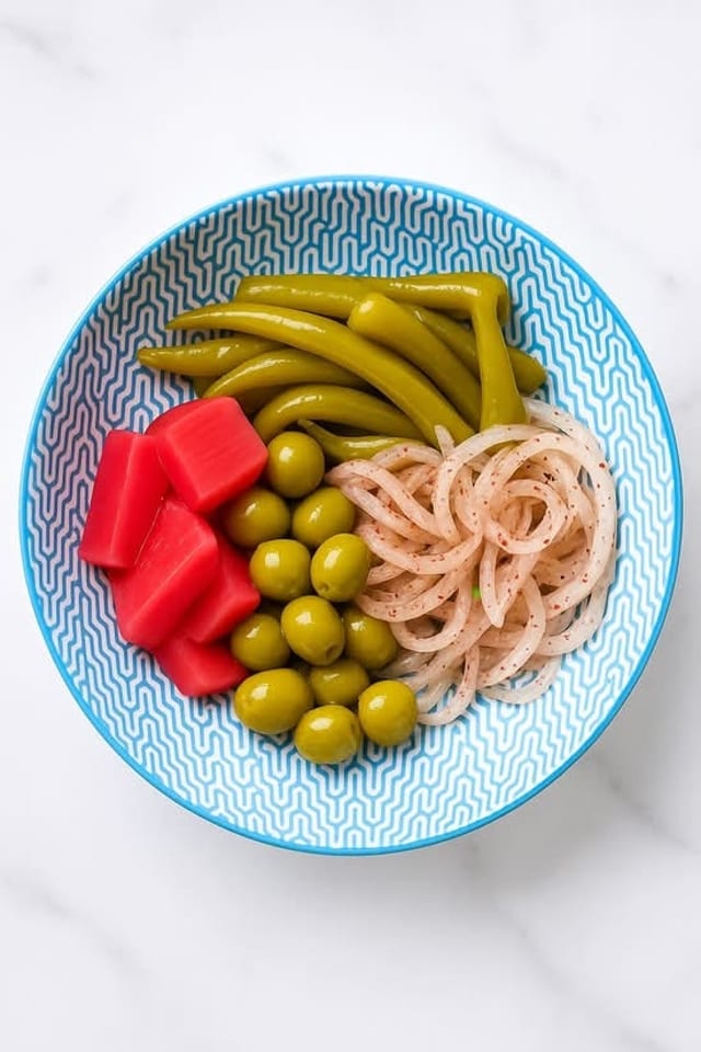 Turnips and Olives.